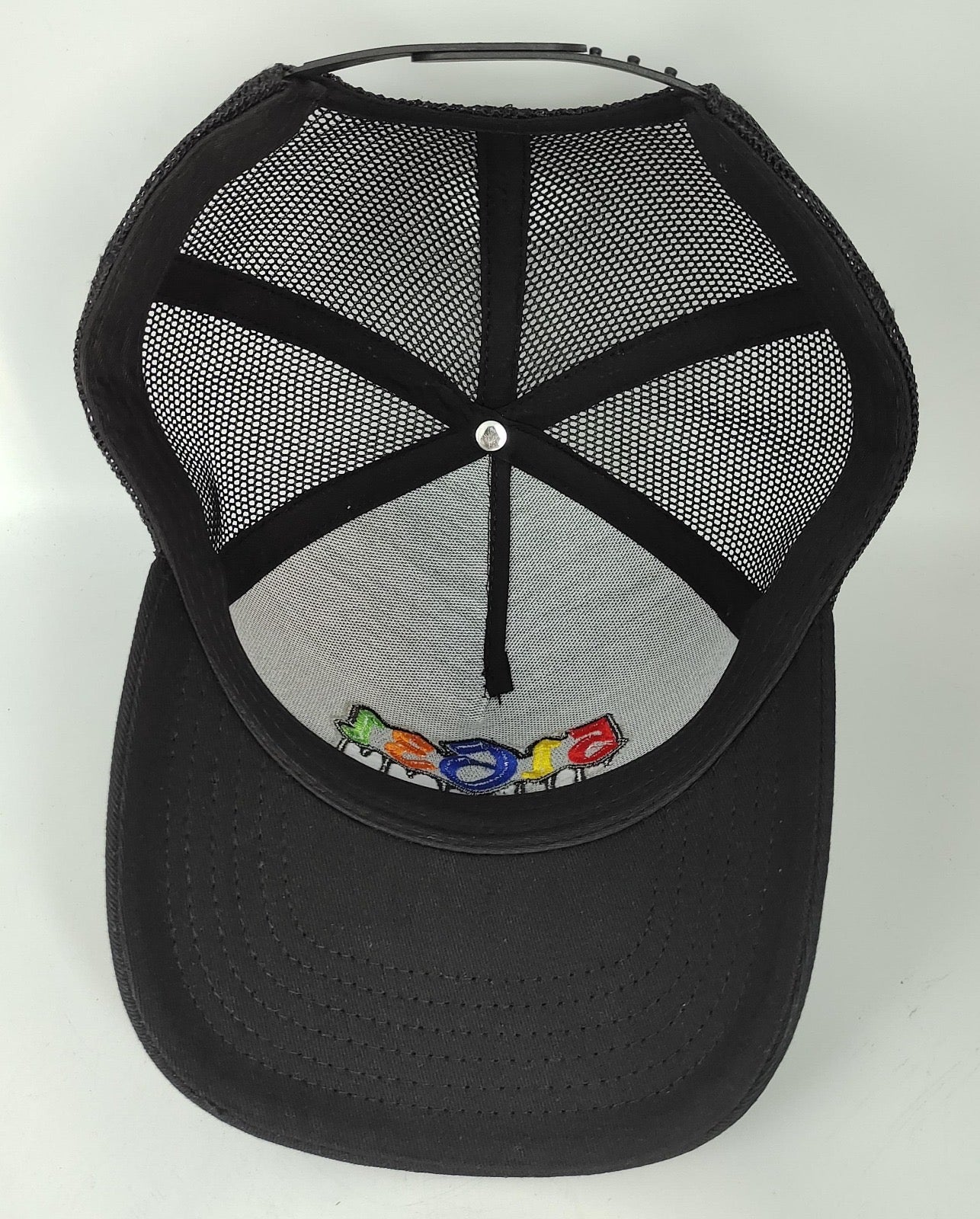 51631 Black Drip Logo Trucker Hat