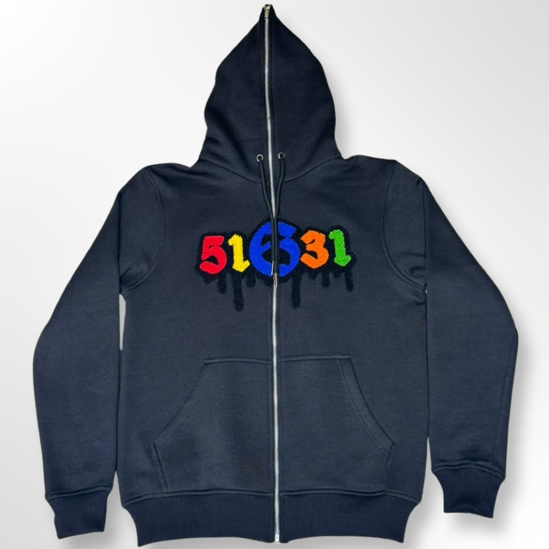 51631 Full zip hoodie