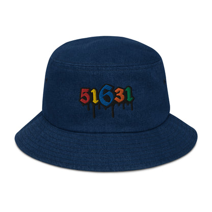 Denim bucket hat