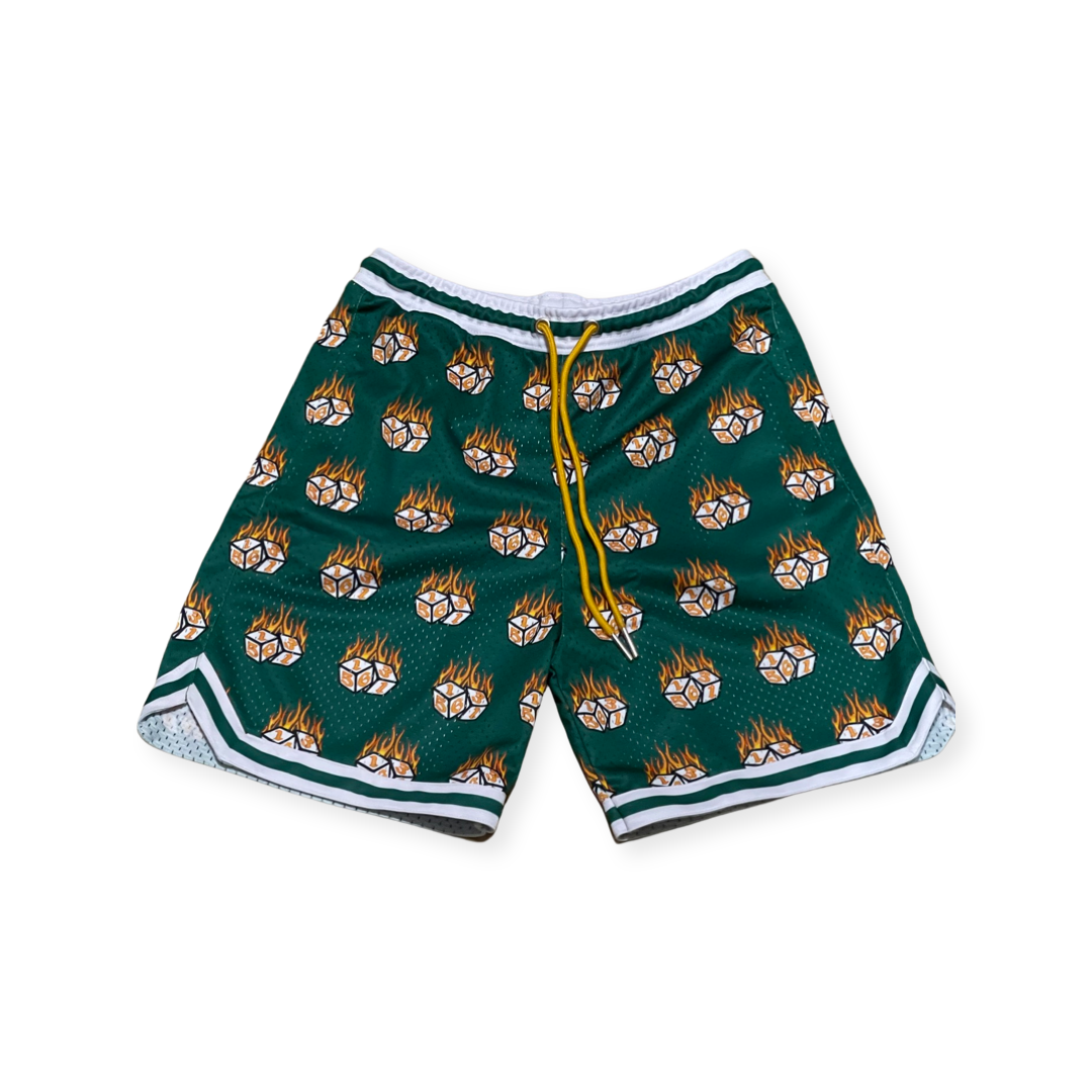 Dice Logo Mesh Shorts